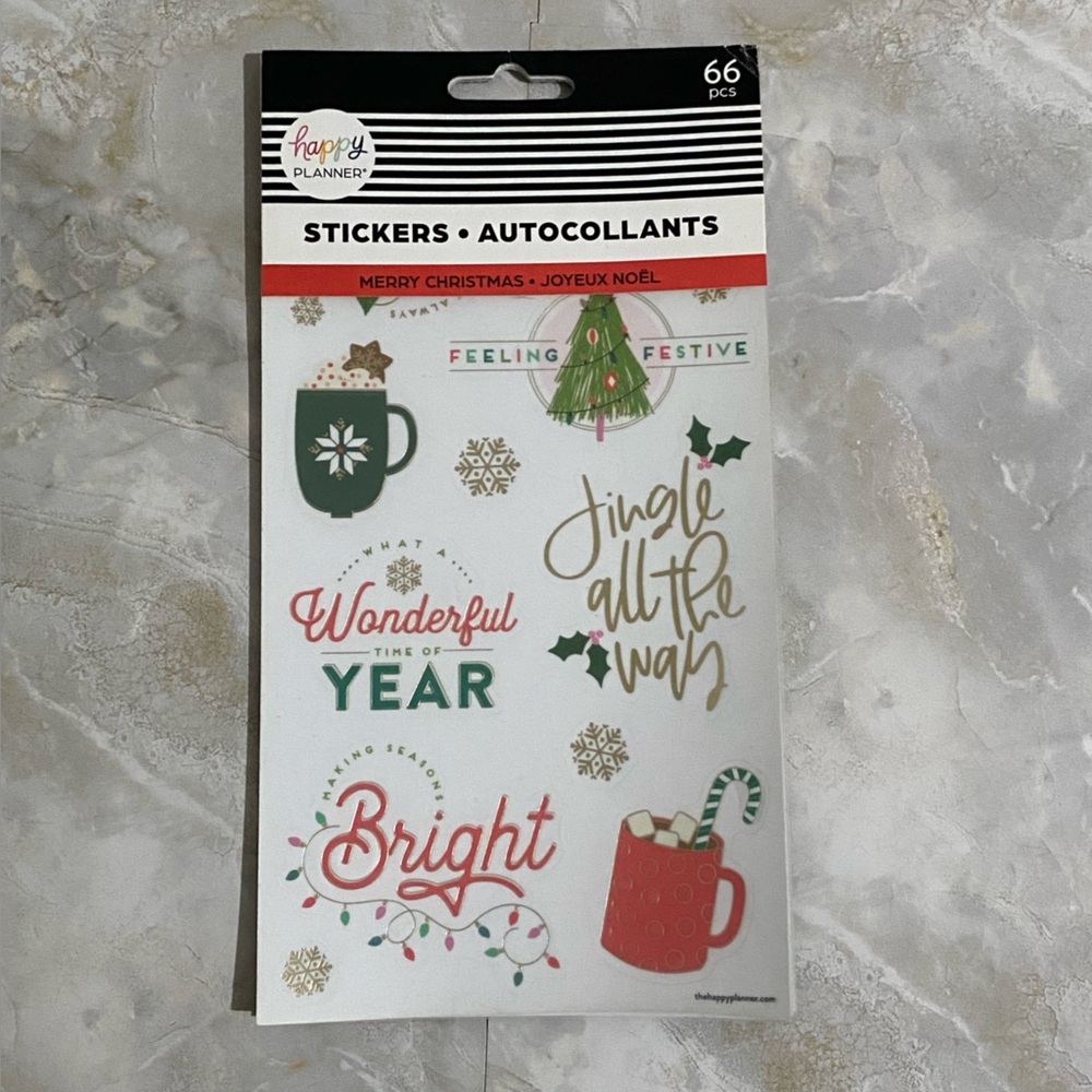 The Happy Planner Festive Holiday Planner Stickers Lot - Picture 6 of 7